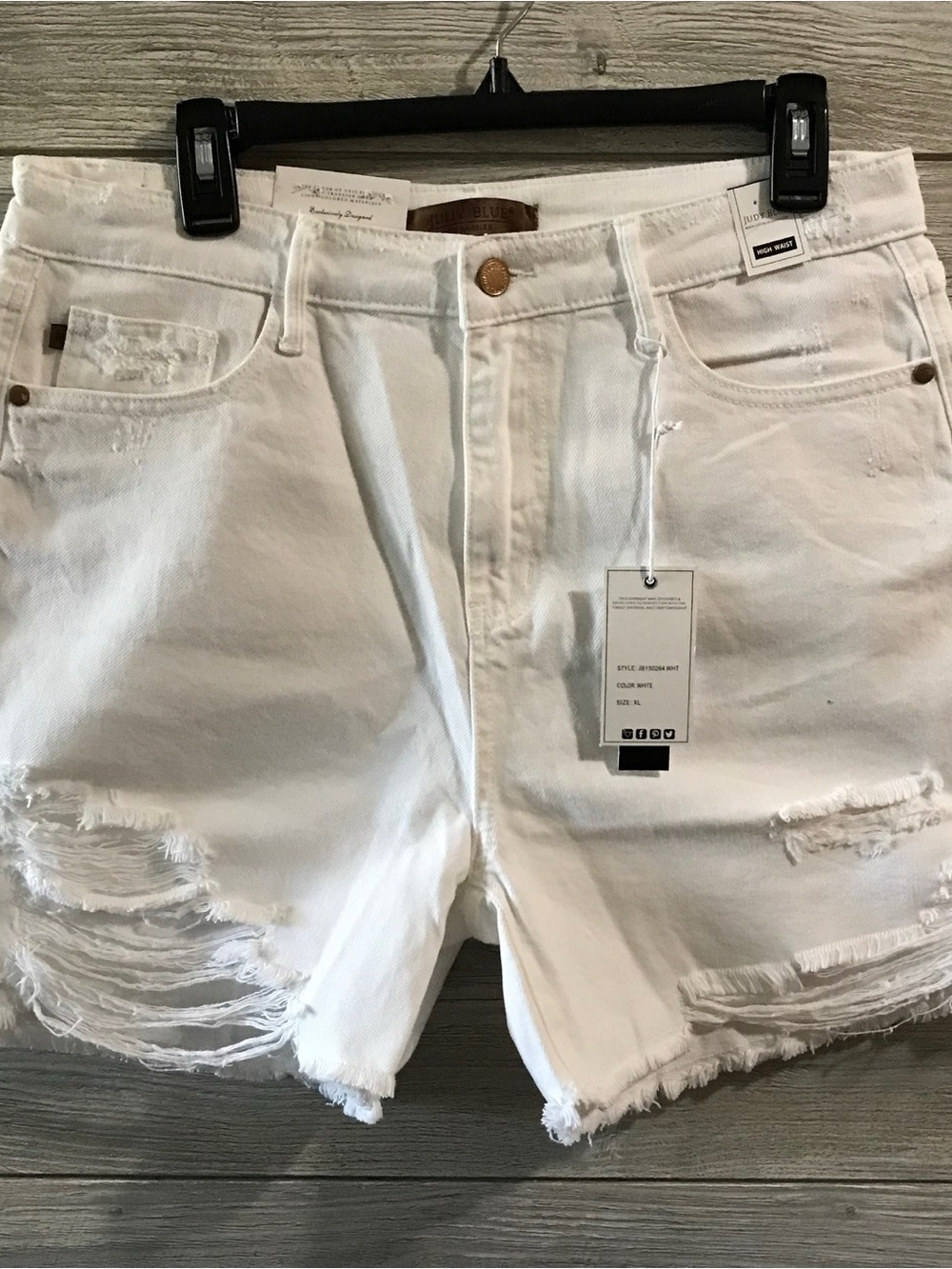 BNWT Judy Blume High Waisted Jean Shorts